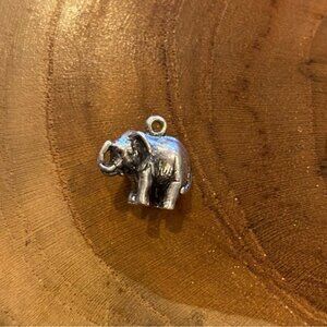 RETIRED James Avery Elephant Charm, Sterling Silver